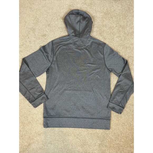 Reebok Hoodie Mens/ Teenagers Gray Printed Logo Speedwick Pull Over Jumper Sz S‎ - Picture 4 of 13